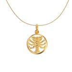 Load image into Gallery viewer, 9ct Gold Cancer Zodiac Necklace