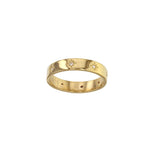 Load image into Gallery viewer, Gold Plated Cassie Star Thick Band Ring