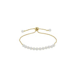 Load image into Gallery viewer, Gold Plated Isla Adjustable Pearl Bracelet