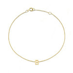 Load image into Gallery viewer, 9ct Gold Mini Initial B Bracelet