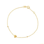 Load image into Gallery viewer, 9ct Gold Bubble Heart Bracelet