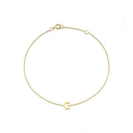 Load image into Gallery viewer, 9ct Gold Mini Initial G Bracelet