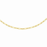 Load image into Gallery viewer, 9ct Gold Small Paper Link Chain Necklace