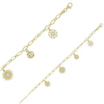 Load image into Gallery viewer, Gold Plated Charm Bracelet