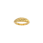 Load image into Gallery viewer, Gold Plated Croissant Ring