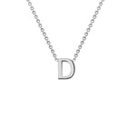Load image into Gallery viewer, Silver Mini Initial D Necklace