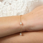 Load image into Gallery viewer, 9ct Gold Fresh Water Pearl Bracelet