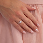 Load image into Gallery viewer, Silver Cassie CZ Star Ring