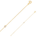 Load image into Gallery viewer, Gold Plated Clara Single CZ Bracelet