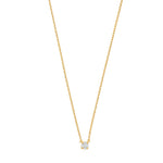 Load image into Gallery viewer, Gold Plated Clara Single CZ Necklace