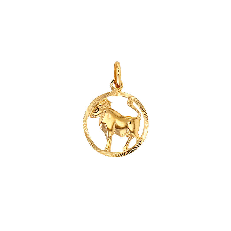 9ct Gold Taurus Zodiac Necklace