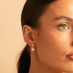 Load image into Gallery viewer, 9ct Gold Freshwater Pearl Bar Drop Earring