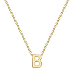 Load image into Gallery viewer, 9ct Gold Mini Initial B Necklace

