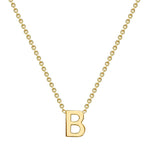 Load image into Gallery viewer, 9ct Gold Mini Initial B Necklace