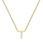 Load image into Gallery viewer, 9ct Gold Mini Initial T Necklace
