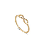Load image into Gallery viewer, 9ct Gold Infinity CZ Ring
