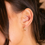 Load image into Gallery viewer, 9ct Gold Molten Gold Hoops
