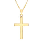 Load image into Gallery viewer, 9ct Gold Plain Cross Necklace

