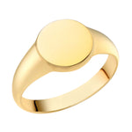Load image into Gallery viewer, 9ct Gold Round Signet Ring
