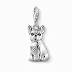 Load image into Gallery viewer, Silver French Bulldog Charm
