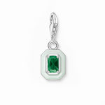 Load image into Gallery viewer, Mint Green Enamel Pendant Charm
