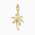 Load image into Gallery viewer, Gold Plated Colourful Palm Tree Charm
