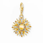Load image into Gallery viewer, Gold Plated Sun Charm
