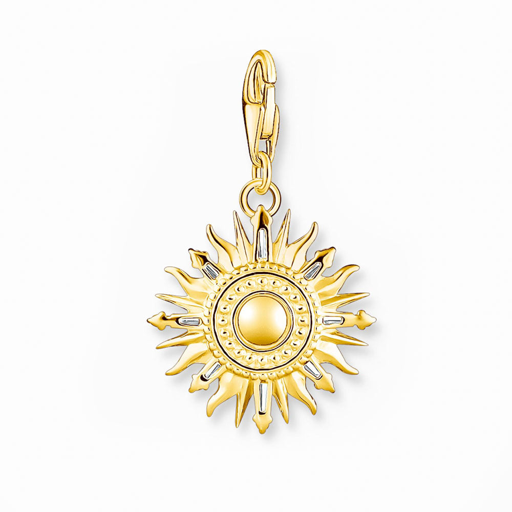 Gold Plated Sun Charm