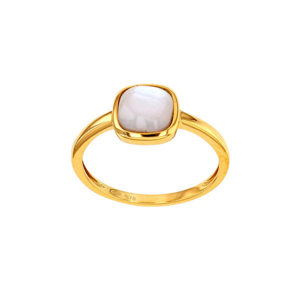 9ct Gold Mother of Pearl Ring