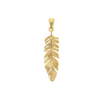 Load image into Gallery viewer, 9ct Gold Feather Pendant
