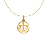 Load image into Gallery viewer, 9ct Gold Libra Zodiac Necklace
