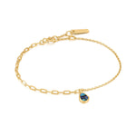Load image into Gallery viewer, Gold Plated Abalone Mixed Link Bracelet
