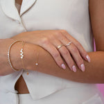 Load image into Gallery viewer, Gold Plated Cassie Star Thick Band Ring
