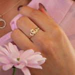 Load image into Gallery viewer, 10ct Celtic Pattern Maeve Claddagh Ring
