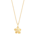 Load image into Gallery viewer, Gold Plated Blossom CZ Flower Necklace
