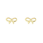 Load image into Gallery viewer, 9ct Gold Bow Stud Earrings
