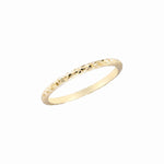 Load image into Gallery viewer, 9ct Gold Diamond Cut Thin Band Ring
