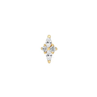 9ct Gold Diamond Shape Cartilage Earring