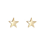 Load image into Gallery viewer, 9ct Gold Large Star Stud Earrings
