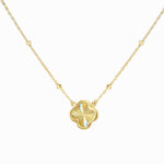 Load image into Gallery viewer, 9ct Gold Diamond Cut Petal Necklace
