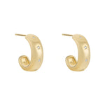 Load image into Gallery viewer, Gold Plated Cassie Star Chunky Hoops
