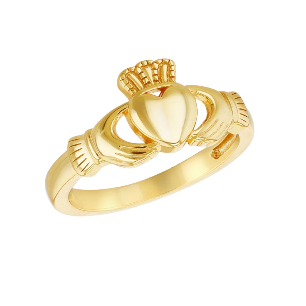 Gold Plated Claddagh Ring