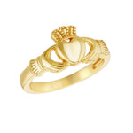 Load image into Gallery viewer, Gold Plated Claddagh Ring
