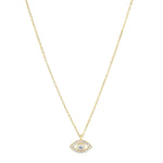 Load image into Gallery viewer, Gold Plated Cleo Evil Eye Necklace
