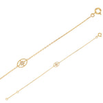 Load image into Gallery viewer, Gold Plated Open Circle Cassie Star Bracelet
