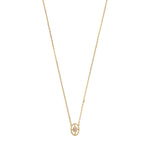 Load image into Gallery viewer, Gold Plated Open Circle Cassie Star Necklace
