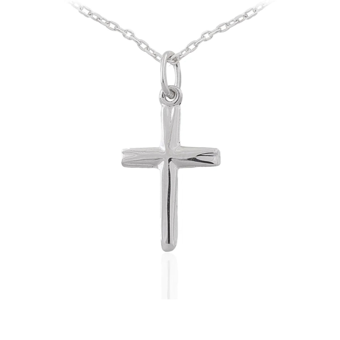 Silver Small Cross Necklace