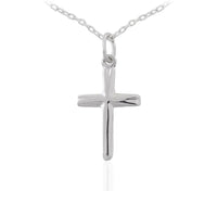 Silver Small Cross Necklace