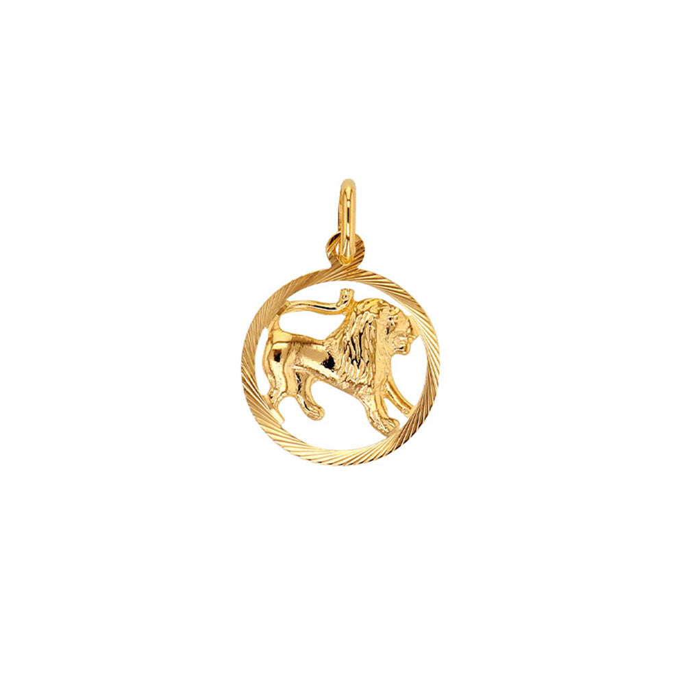 9ct Gold Leo Zodiac Necklace