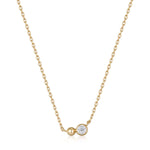 Load image into Gallery viewer, Gold Plated Orb Sparkle Necklace
